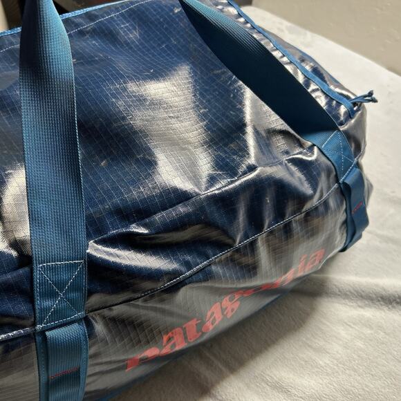 Patagonia Black Hole Wheeled Duffel Bag 70L Big Sur Blue Discontinued Gloss - Picture 12 of 16
